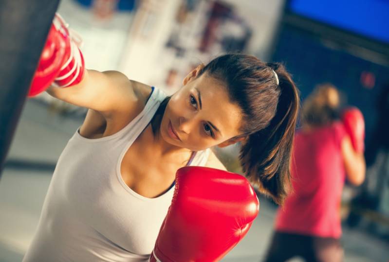 Academia para Aula de Boxe