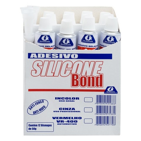 Adesivo Silicone Branco