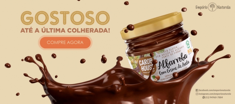 Alfarroba com Creme de Avelã Carob House