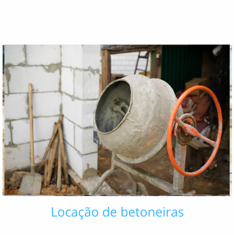 Aluguel Betoneira 400 Litros