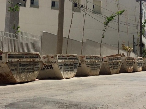 Aluguel de Caçamba Estacionária de Entulho com Caminhão