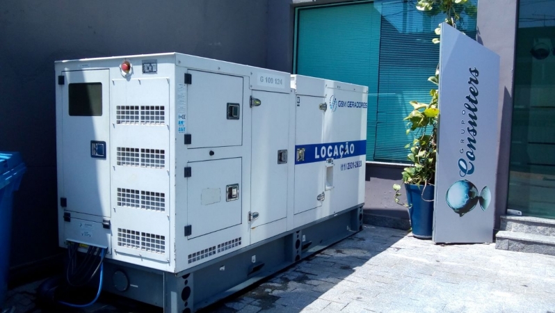 Aluguel de Geradores Cummins 100kva