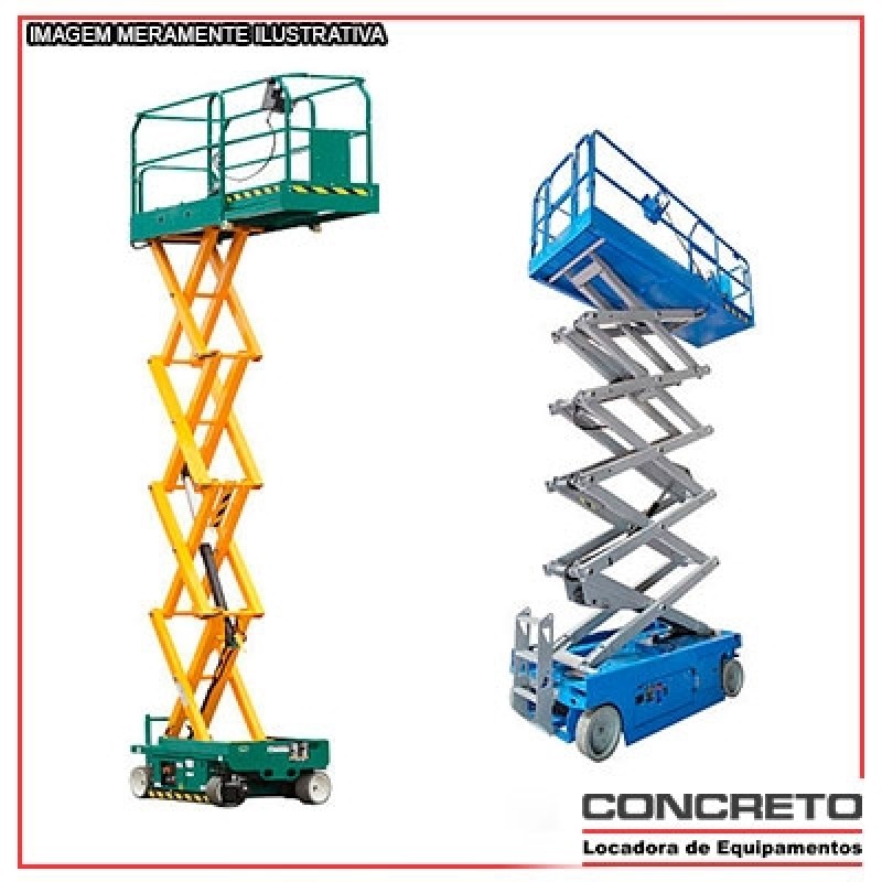 Aluguel de Plataforma Elevatória a Bateria