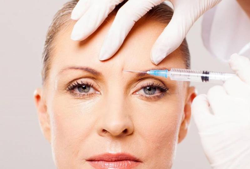 Aplicação de Botox para a Testa