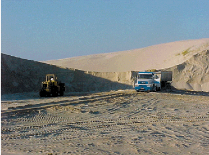 Areia Grossa para Construção