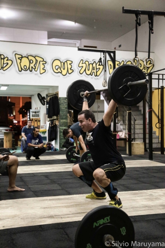 Aula de Crossfit na Academia