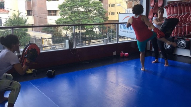 Aula de Tae Boxe para Mulheres
