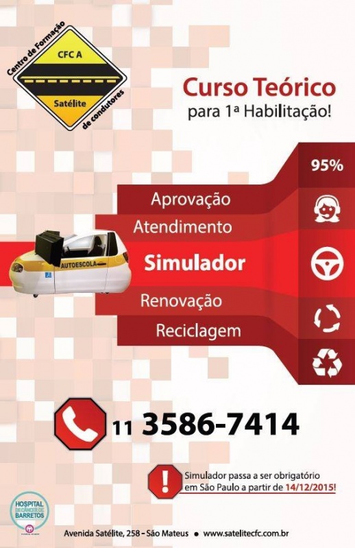 Auto Escola com Curso de Reciclagem