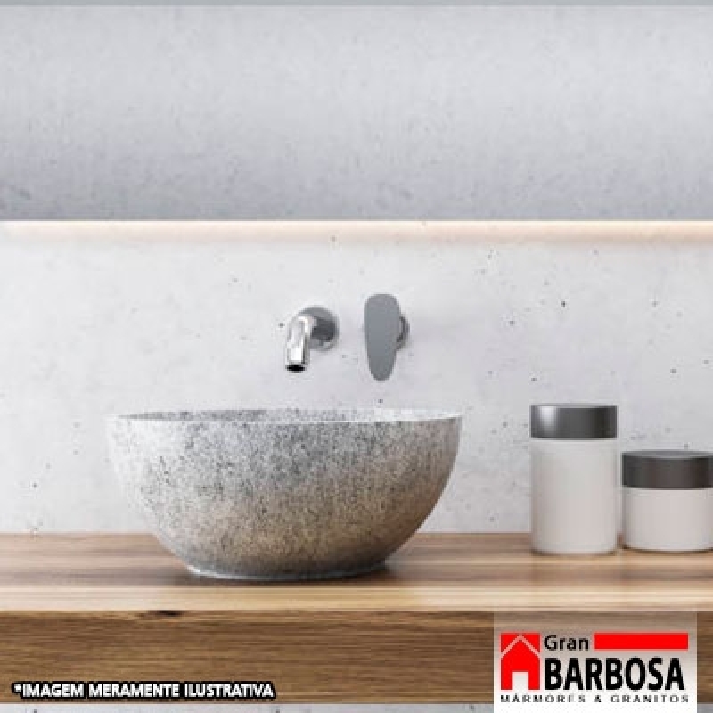 Balcão de Mármore com Fogão Cooktop