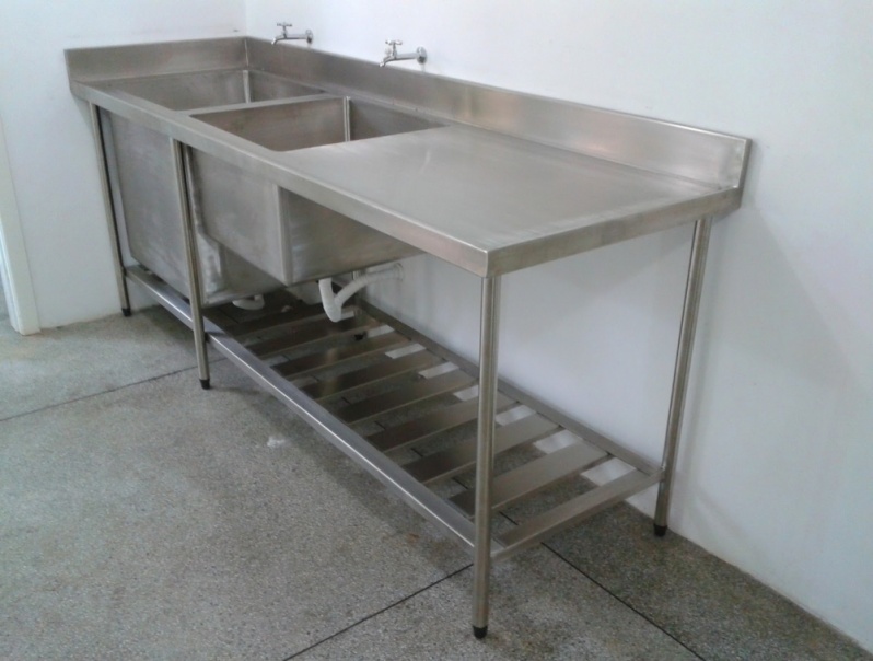 Bancada de Inox para Cozinha