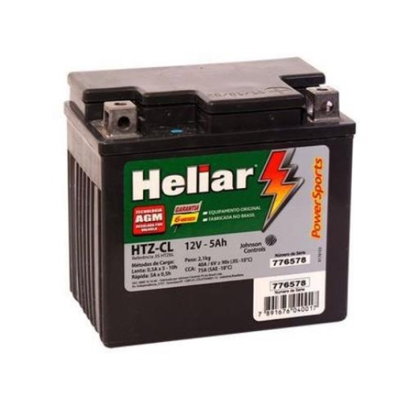 Bateria para Moto Heliar 125