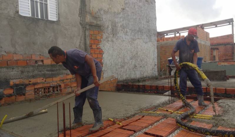 Bombeamento com Concreto