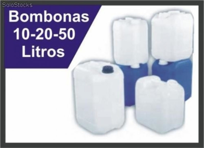 Bombonas Plásticas com Tampa Removível