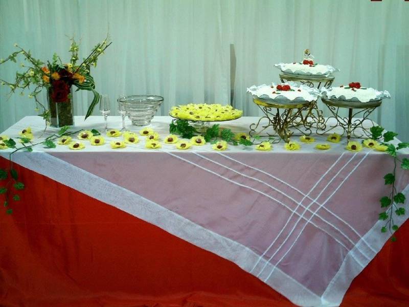 Buffet para Debutante com Decoração