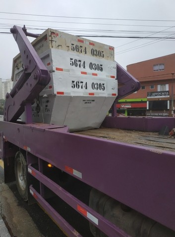 Caçamba Estacionária para Construção Civil