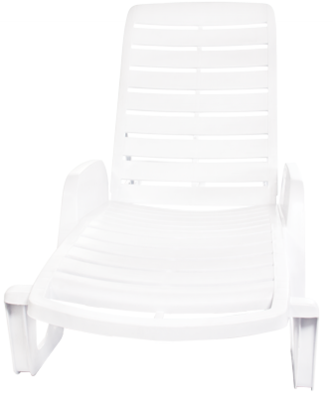 Cadeira Espreguiçadeira de Plástico para Piscina