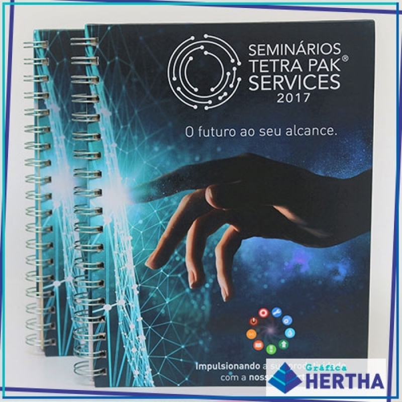 Caderno Personalizado Capa Dura para Empresa