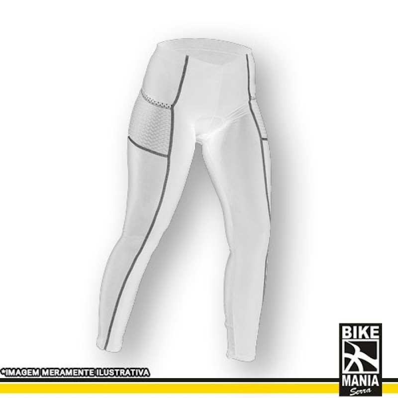 Calça Branca de Lycra