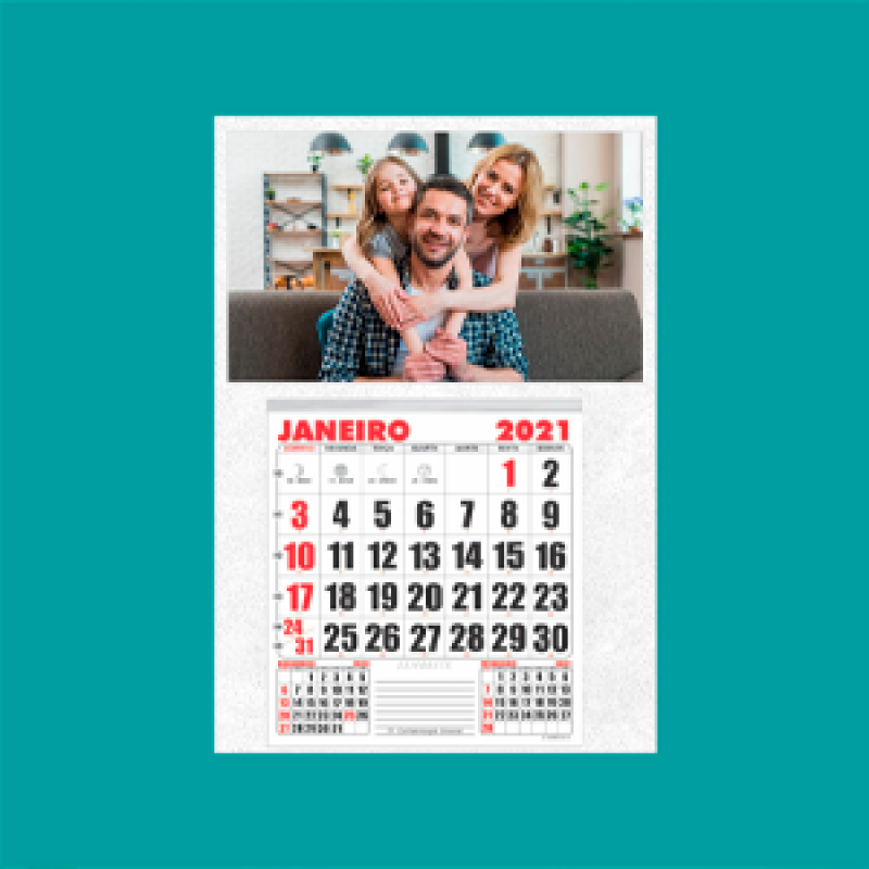 Calendário Personalizado Empresa