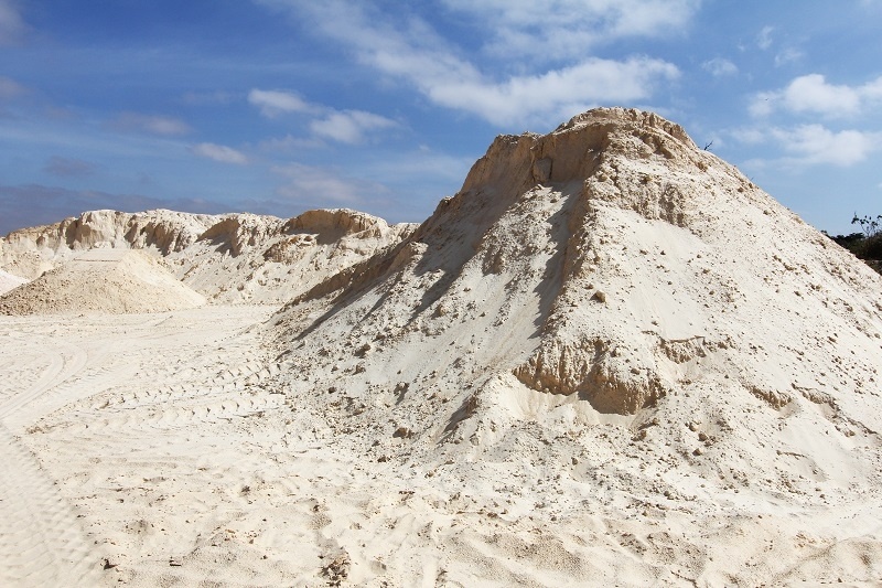 Caminhão de Areia Lavada