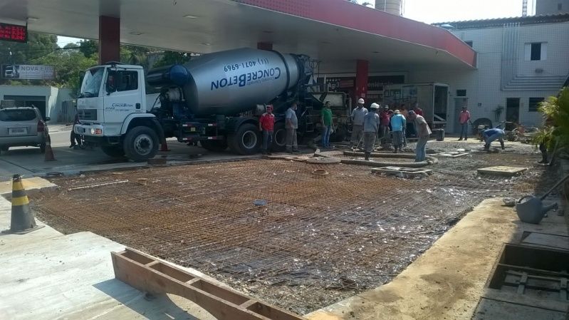 Caminhão de Concreto para Encher Laje