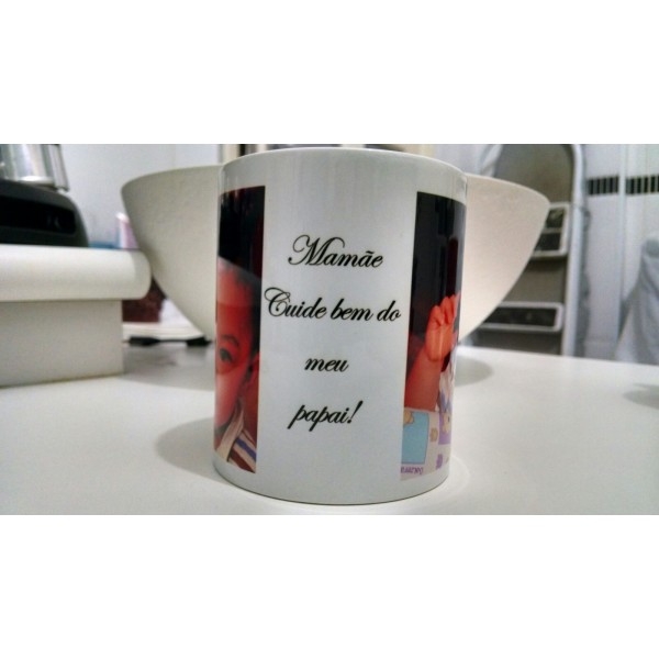 Caneca de Porcelana com Desenho