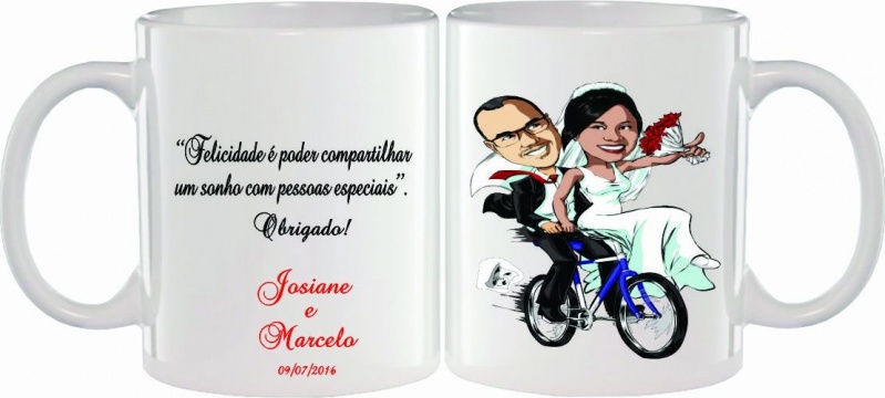 Caneca para Padrinhos de Casamento