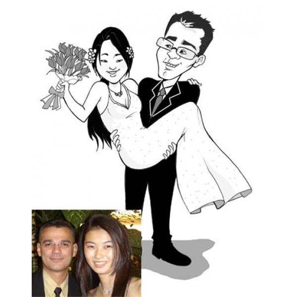 Caricatura de Casamento em Guarulhos