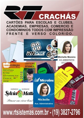 Carteirinha de Pvc para Academia