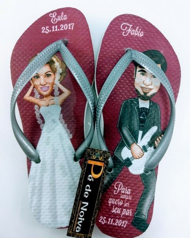 Chinelo para Casamento de Noiva