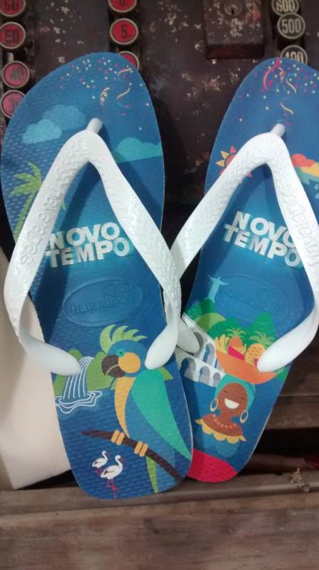 Chinelo para Evento Empresarial Customizado