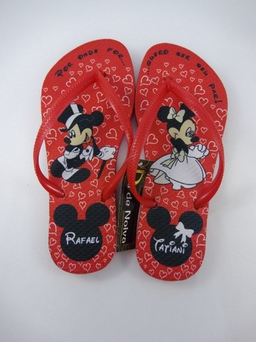 Chinelo Personalizado Infantil para Aniversário