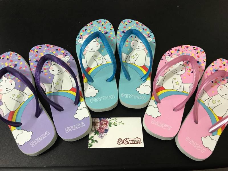 Chinelo Personalizado para Aniversário de 18 Anos