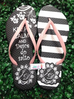 Chinelo Personalizado para Festa de Casamento