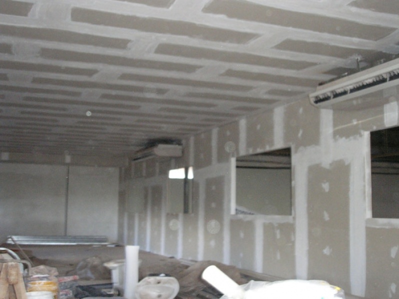 Colocação Drywall Teto