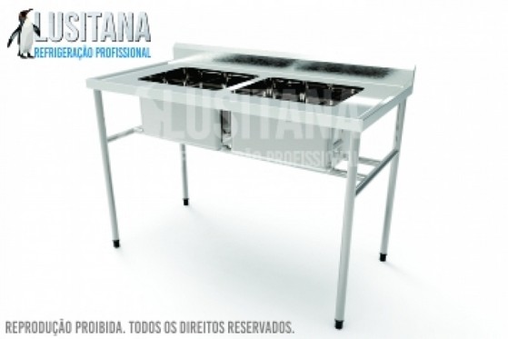 Comprar Mesa de Inox com Rodinhas