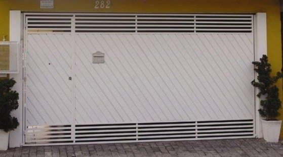 Comprar Portão Basculante de Aço