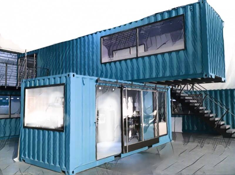 Container de Moradia com Quartos