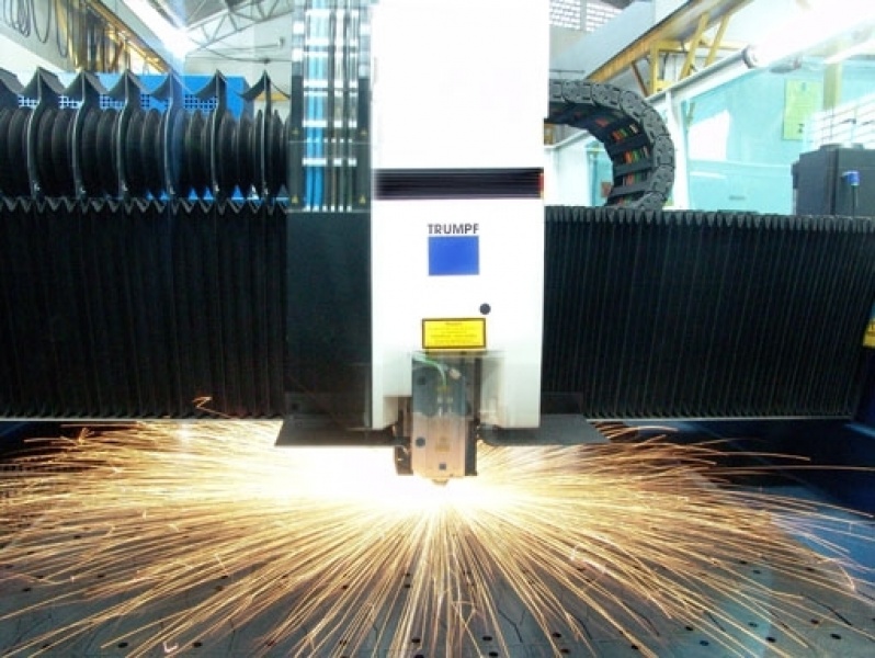 Corte a Laser de Aço Carbono