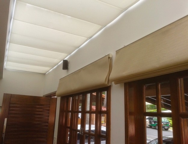 Cortinas de Teto para Pergolado