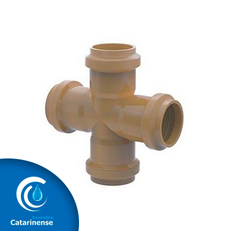 Cruzeta Pvc 100mm