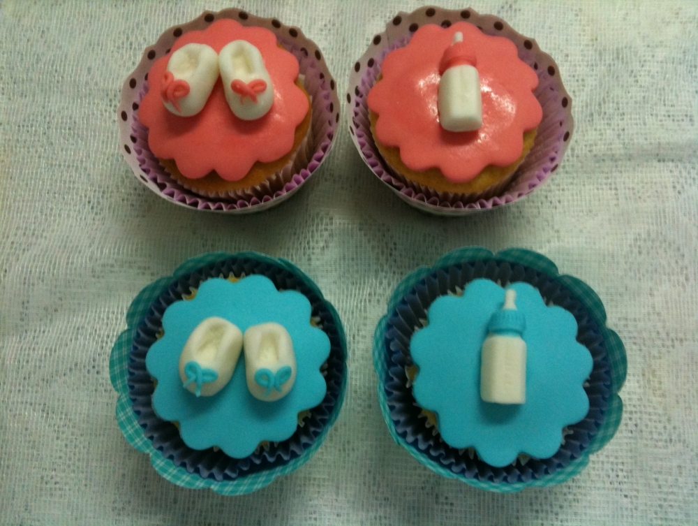 Cupcake Decorado para Noivado