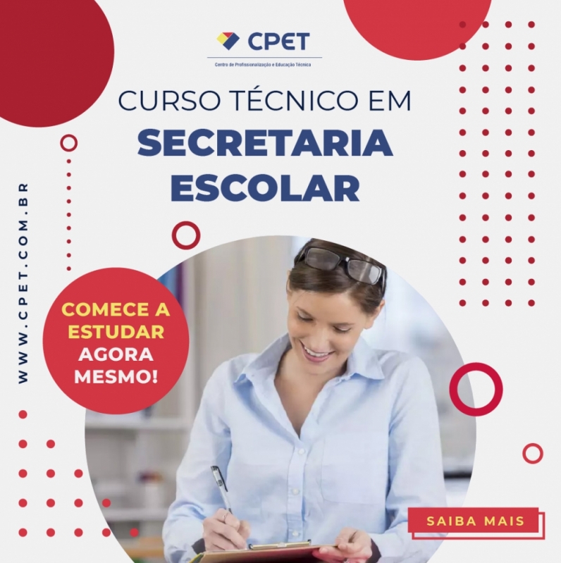 Curso Técnico de Secretaria Escolar