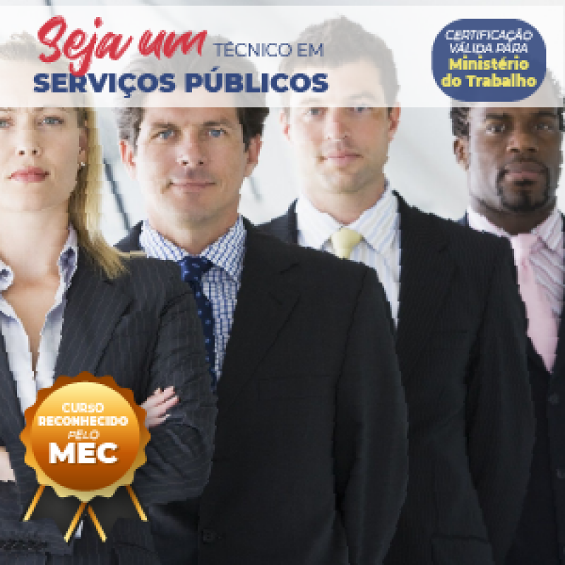 Curso Técnico de Serviços Públicos a Distância