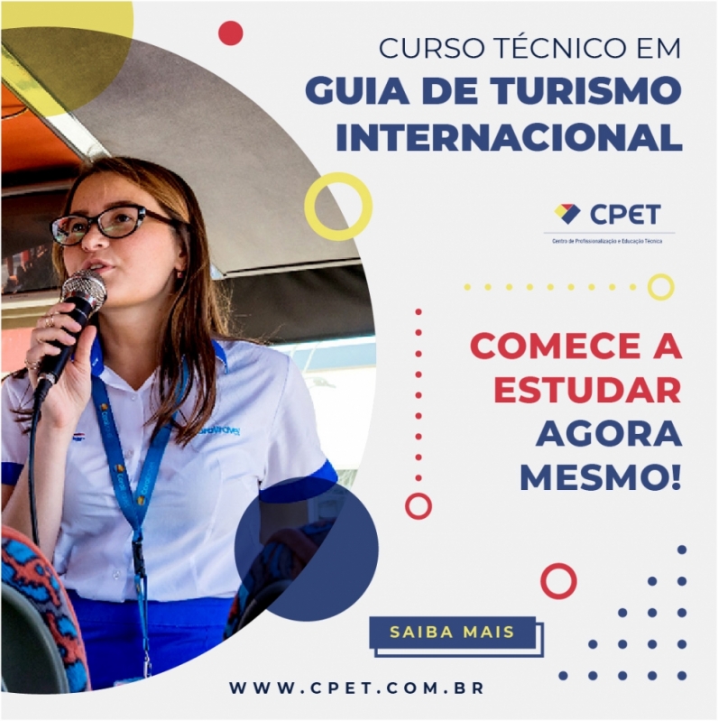 Curso Técnico em Guia de Turismo Internacional Online