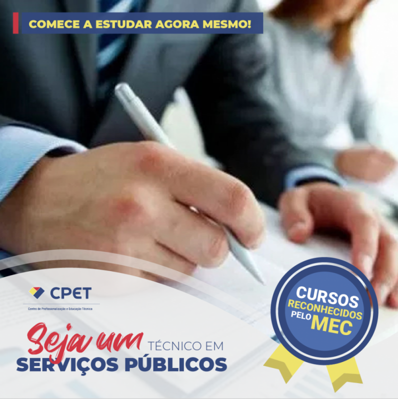 Curso Técnico Serviços Públicos