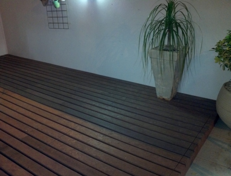 Deck de Madeira para Parede de Sala