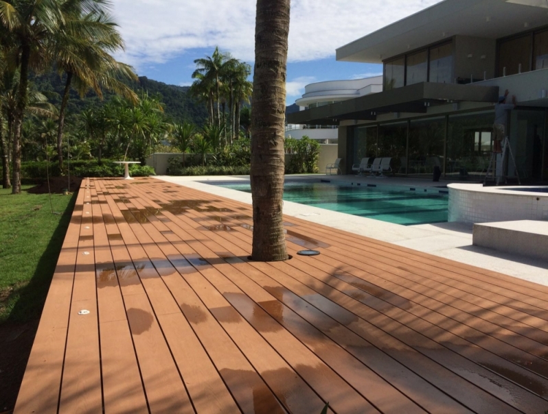 Deck de Madeira para Piscina em SP