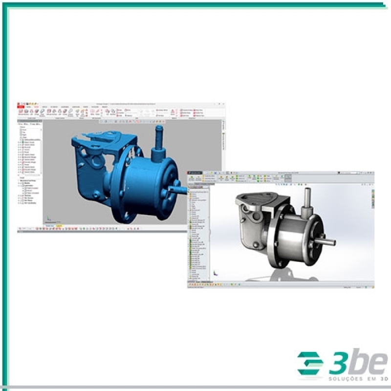 Digitalização 3D Engenharia Reversa