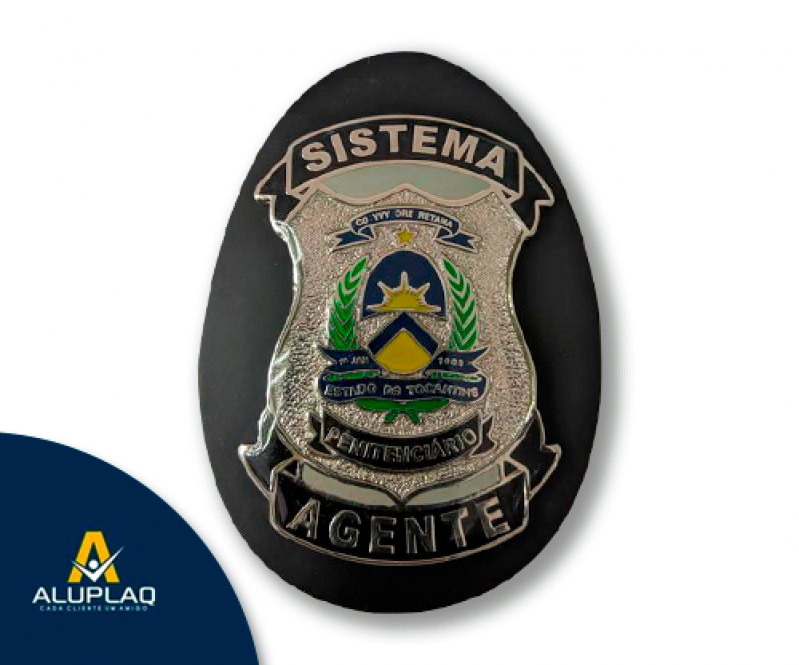 Distintivo Policial Personalizado